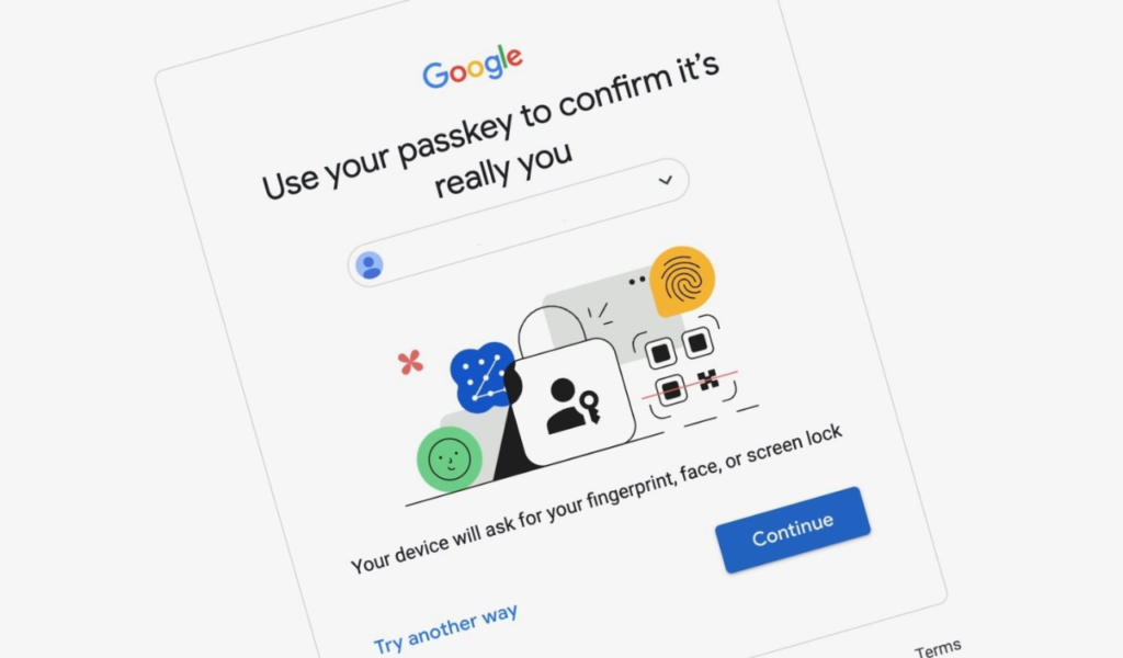 Google Passkey Use