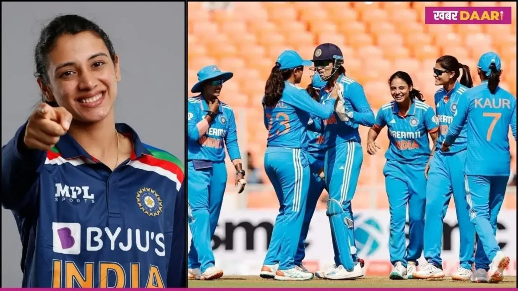 Smriti Mandhana scored a century in ODI for India