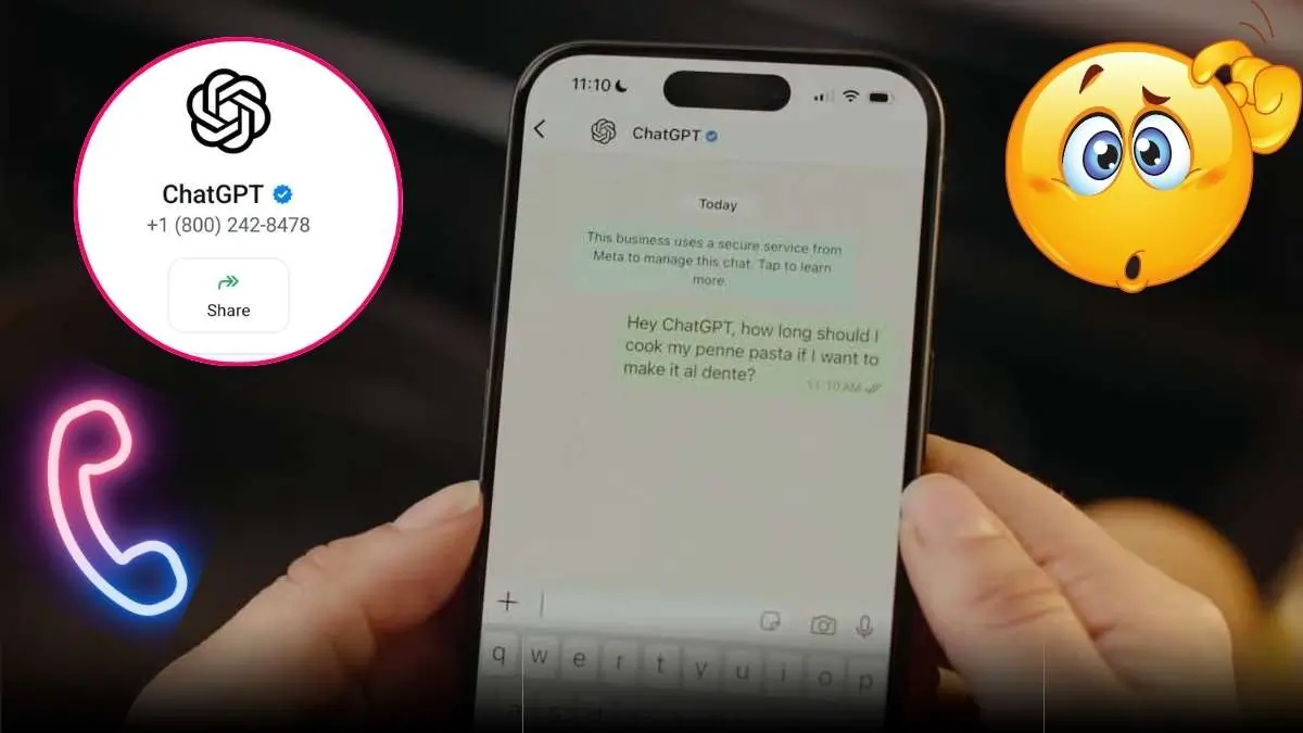Chat GPT ने लांच किया कमाल का फीचर: अब कॉल और व्हाट्सएप से भी कर सकेंगे चैट जीपीटी का इस्तेमाल, जानें क्या है चैट जीपीटी का नंबर