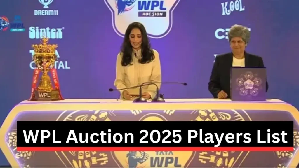 WPL Auction 2025 Players List