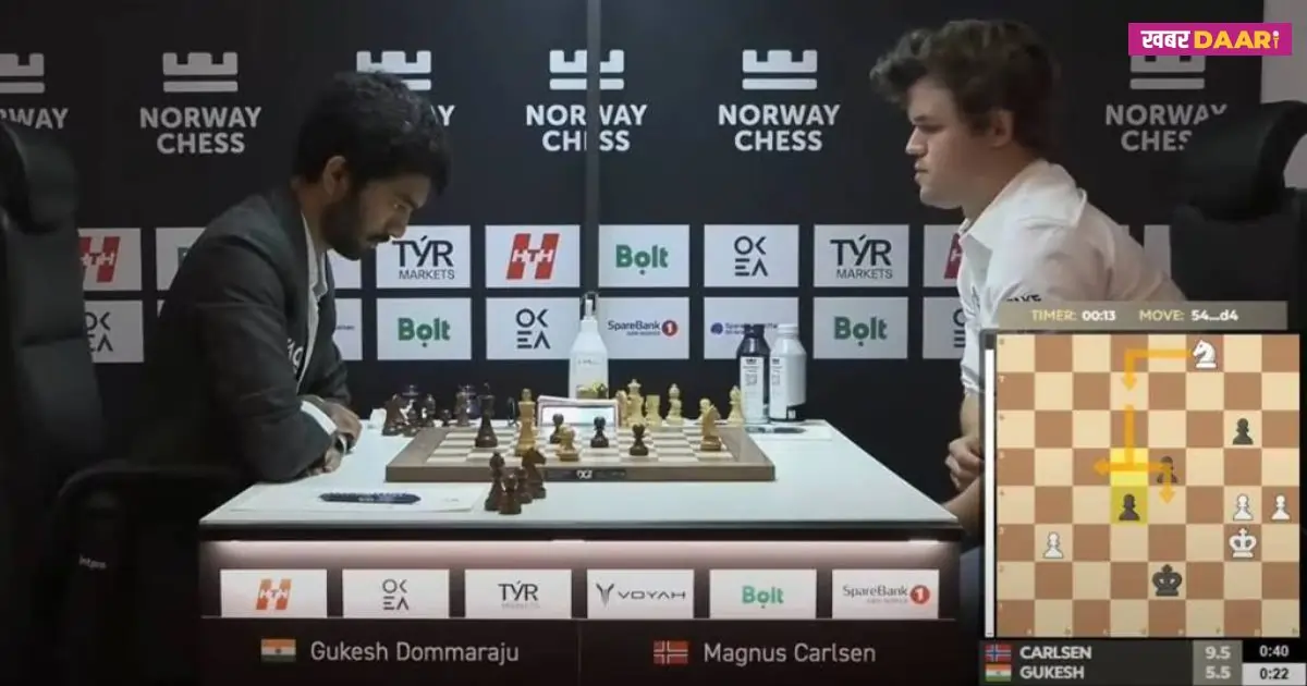 नॉर्वे शतरंज टूर्नामेंट 2025 मैग्नस कार्लसन Vs डी गुकेश