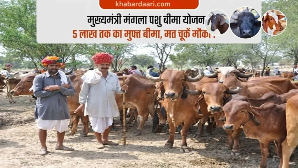 Mukhymantri Mangla pashu Bima Yojana  | मुख्यमंत्री मंगला पशु बीमा योजना 