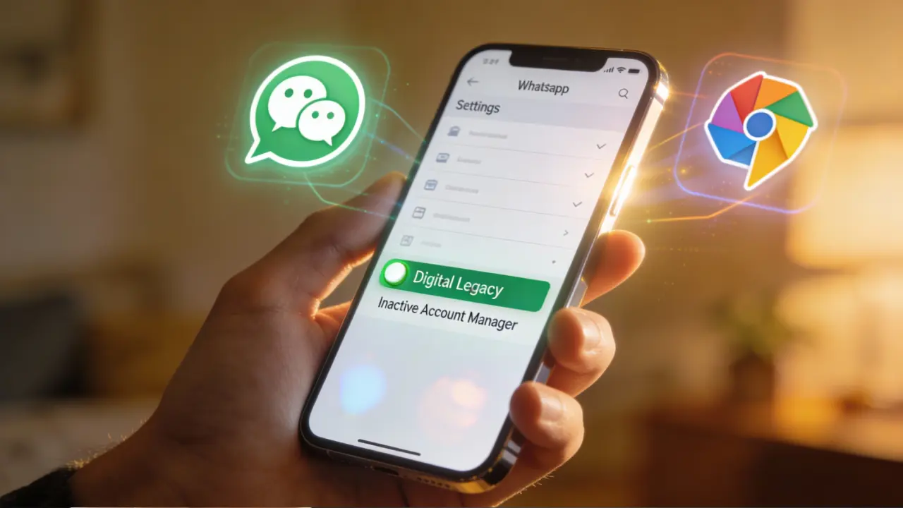 digital lagacy setting process